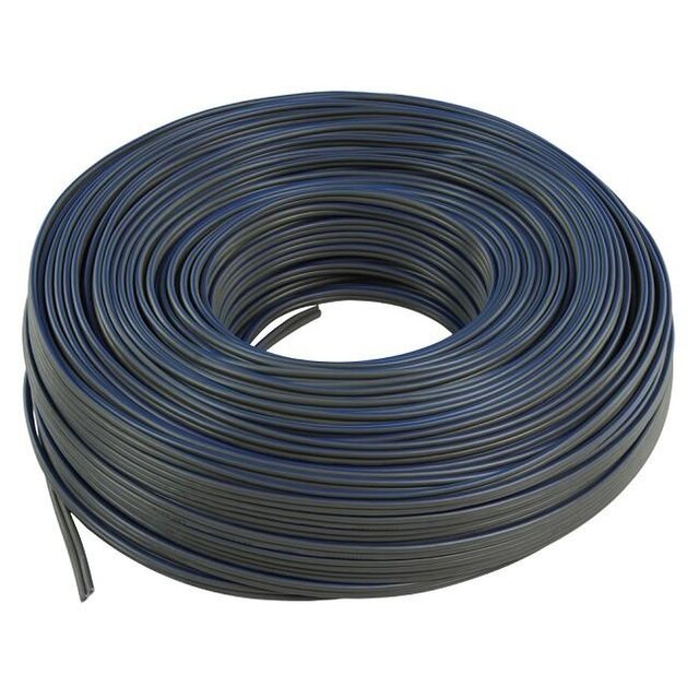 2 aderige led strip aansluitkabel 0,75 kwadraat – 50 meter zwart