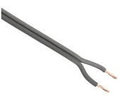 2 aderige led strip aansluitkabel 0,75 kwadraat – 50 meter zwart