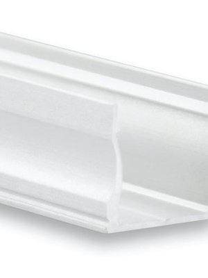 Wit LED profiel inclusief klikafdekking 17mm x 15,2mm - 06WIT