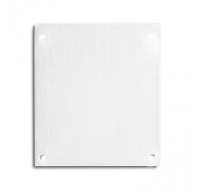 2 x LED profiel eindkapjes inclusief schroeven XL40WIT