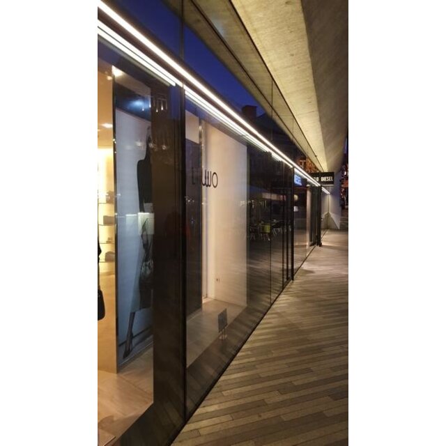 Zwart LED profiel 26.79mm x 26mm - XL06Zwart