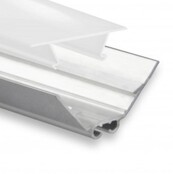 LED hoekprofiel opaal klikafdekking 25mm x 25mm - C15ALU