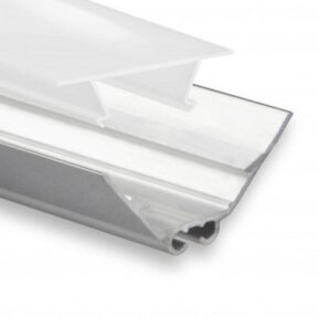 LED hoekprofiel opaal klikafdekking 25mm x 25mm - C15ALU