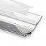 Luksus LED profielen Breed LED hoekprofiel opaal klikafdekking 25mm x 25mm - C15ALU