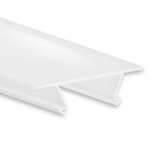 LED hoekprofiel opaal klikafdekking 25mm x 25mm - C15ALU