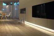Breed LED hoekprofiel opaal klikafdekking 25mm x 25mm - C15ALU