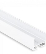 LED profiel ophang systeem / Kabelgoot 1 meter 16,8mm x 12,97mm - PL10WIT