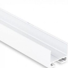 LED profiel ophang systeem / Kabelgoot 1 meter 16,8mm x 12,97mm - PL10WIT