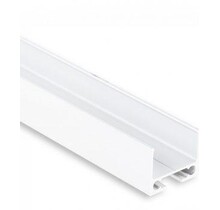LED profiel ophang / Kabelgoot 2 meter 16,8mm x 12,97mm - PL10WIT