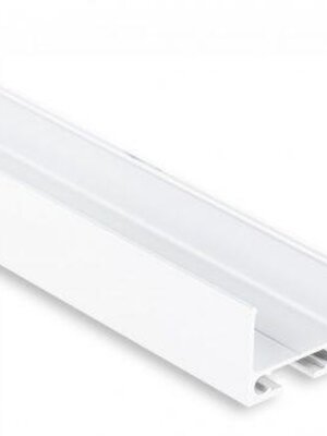 LED profiel ophang / Kabelgoot 2 meter 16,8mm x 12,97mm - PL10WIT