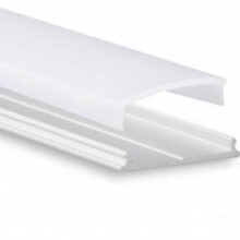 Buigbaar LED profiel 18mm x 2,3mm inclusief opaal klikafdekking - 13ALU
