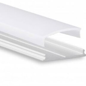 Buigbaar LED profiel 18mm x 2,3mm inclusief opaal klikafdekking - 13ALU