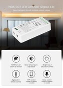 2 in  1 TUYA+ 2,4ghz LED controller om enkel kleurige / dual white LED strips te bedienen 12V/24V - MIBOXER E2-WR