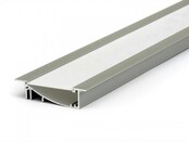 10x LED inbouw profiel inclusief opaal afdekking 4 meter 53mm x 13,5mm - F8WIT