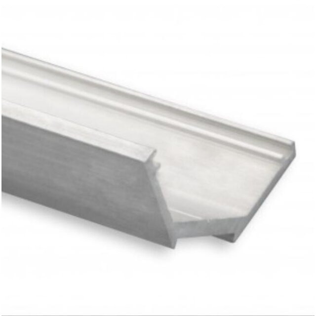 LED hoekprofiel 2 meter inclusief half ronde afdekking 22,63mm x 8,06mm - C25ALU