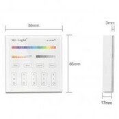 RGBCCT LED wanddimmer – Draadloos - 4 zone - Miboxer B4
