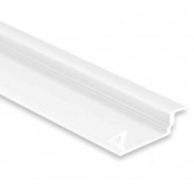 Wit LED inbouw profiel inclusief klikafdekking 23,07mm x 5,91mm - 08WIT