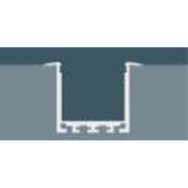 LED XL inbouw profiel met afdekking 36,79mm x 26mm XL07ALU