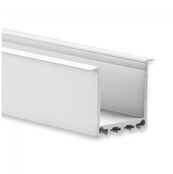 LED XL inbouw profiel met afdekking 36,79mm x 26mm XL07ALU