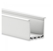 LED XL inbouw profiel met afdekking 36,79mm x 26mm XL07ALU
