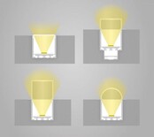 LED XL inbouw profiel met afdekking 36,79mm x 26mm XL07ALU