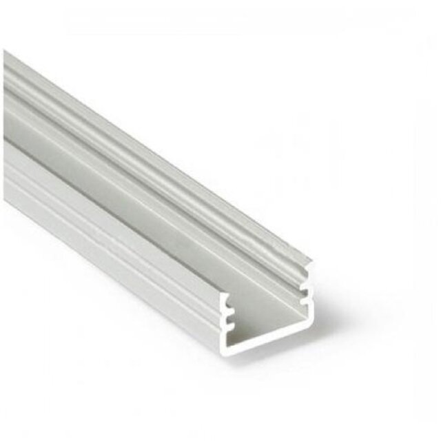 LED profiel inclusief afdekking 12,2mm x 7mm - SLIM100ALU