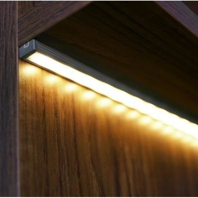 LED profiel inclusief afdekking 12,2mm x 7mm - SLIM100ALU