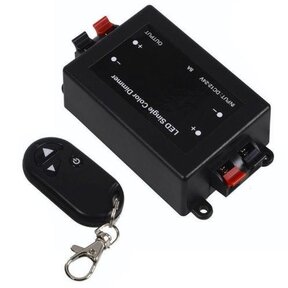 Draadloze LED dimmer met sleutelhanger afstandsbediening 12/24V 8A