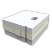 H20 - Waterdicht LED profiel - 18,1mm x 19,2mm (los profiel + koelprofiel)