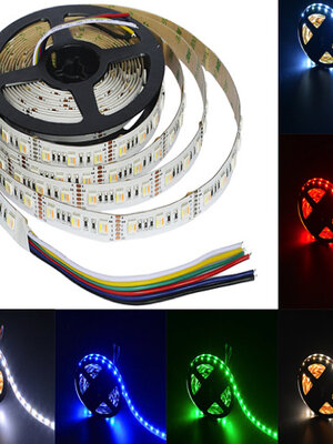 PRO RGBCCT LED strip 36W 2240LM 96LED p/m 24VDC IP65 – 5 meter