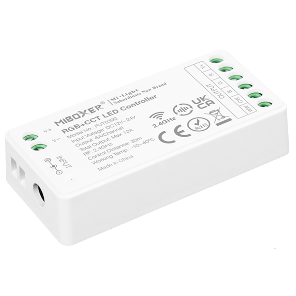 Miboxer Draadloze RGBCCT LED controller - MIBOXER FUT039S