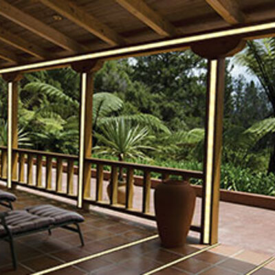 Inbouw LED profielen voor verticale plaatsing in hout