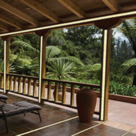 Inbouw LED profielen voor verticale plaatsing in hout