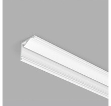 LED hoekprofiel inclusief afdekking 16,5mm x 16,5mm - C12WIT