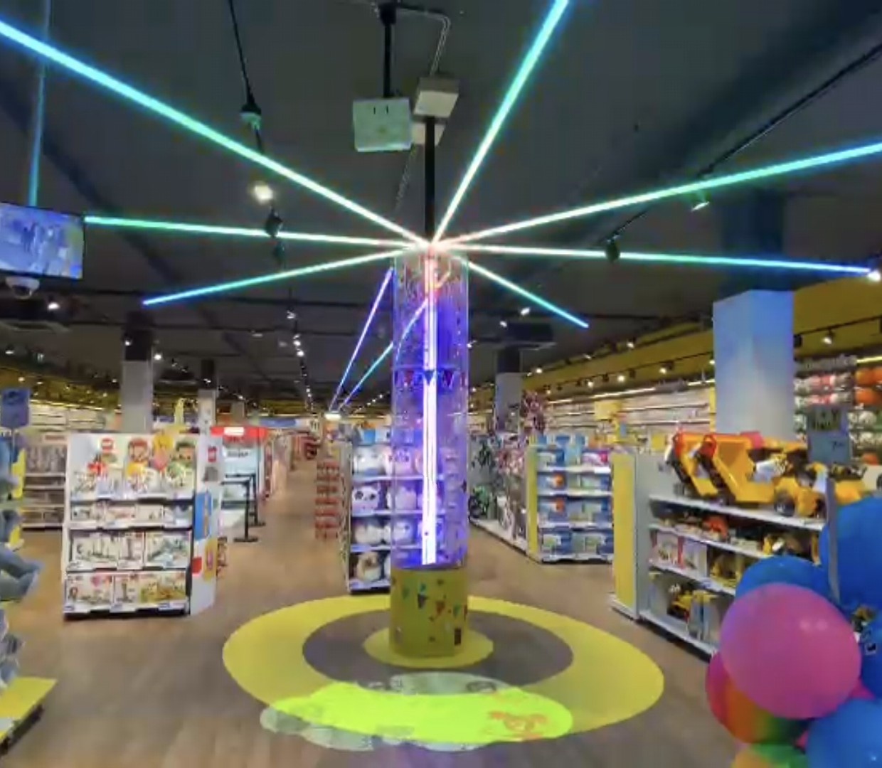 LED verlichting speelgoedwinkel
