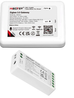 Zigbee TUYA 3.0 Gateway draadloos – Smarthome LED aansturing - Miboxer ZB-BOX1