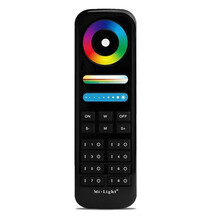 Zigbee LED afstandsbediening Zwart + wandhouder – 8 zones – FUT089Z -