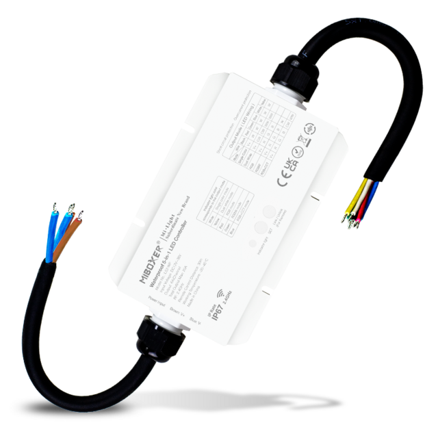 Waterdichte WiFi + 2,4ghz LED controller 12~24V 20A Optioneel afstandsbediening WL5-WP