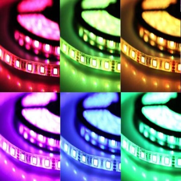 Luksus LED strips Pro RGBWW LED strip 10mm 19.2W 1250LM 60LED p/m 24VDC IP20 -2,5 meter