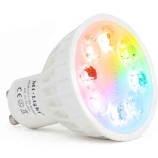 Instelbare GU10 LED Spot RGB+CCT (RGBCCT & 2700K-6500K)