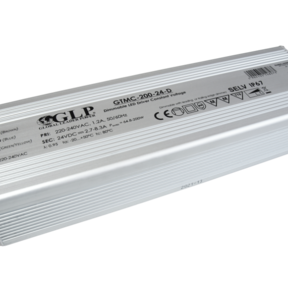 Waterdichte fase afsnijding dimbare LED voeding 200 watt 24 volt 8,3 ampere – IP67 GTMC-200-24-D