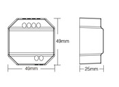 Draadloze AC TRIAC LED dimmer – Draadloze Fase afsnijding Dimmer – Miboxer WL-SW1