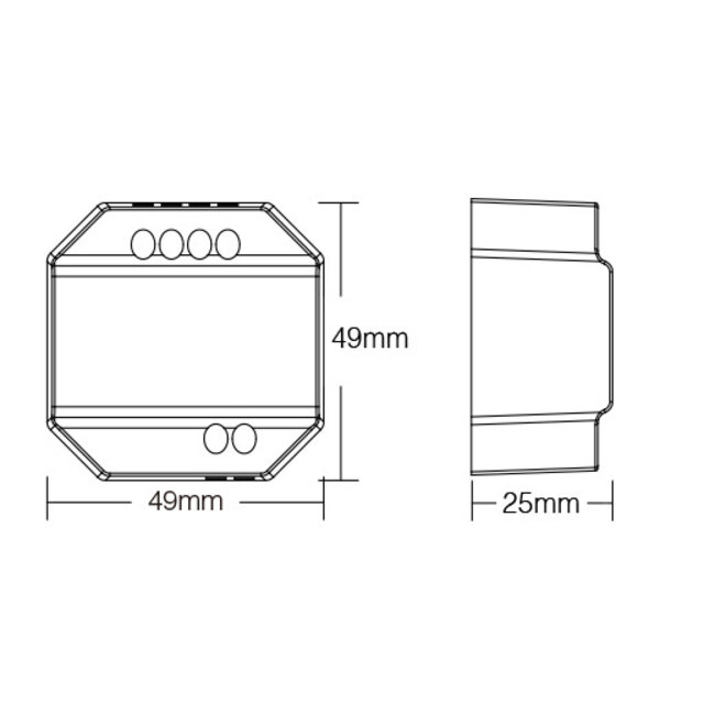 Draadloze AC TRIAC LED dimmer – Draadloze Fase afsnijding Dimmer – Miboxer WL-SW1