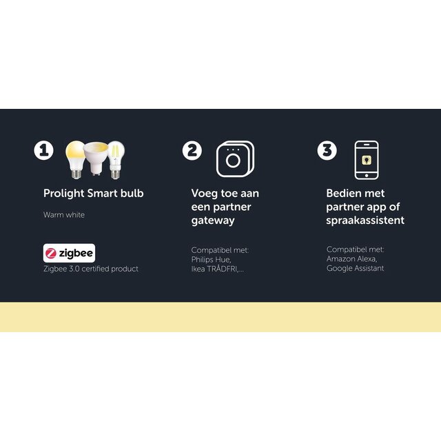 Zigbee GU10 LED Spot 2700 kelvin extra warm wit - Slimme LED spot