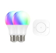 Zigbee E27 LED lamp RGBCCT - 2 stuks Duo Pack