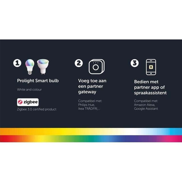 Zigbee E27 LED lamp RGBCCT - 2 stuks Duo Pack