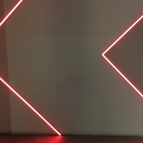 LED profiel in verstek zagen