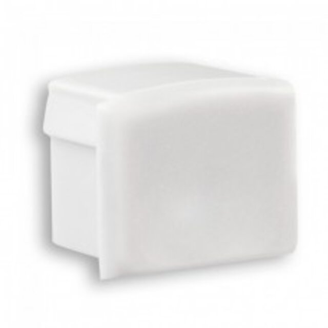 Eindkap zonder kabeldoorvoer - 03WIT