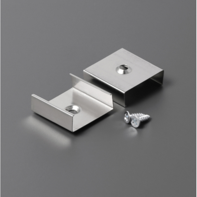 Montageklem voor LED profiel  20INBOUW  WIT-ZWART-ALU