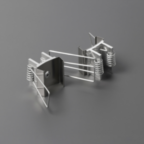 Plafond montageklem / veer voor LED profiel  20INBOUW  WIT-ZWART-ALU